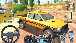 Taxi Sim 2020 - 4x4 Pick-up Taxi Game Simulator - Car Game Android Gameplay
