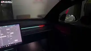 Tesla Dashboard Ambient Light Support Turning Signal Blind Spot
