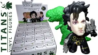 opening EDWARD SCISSORHANDS Blind boxes Full Case 20 TITANS Vinyl Figures Unboxing