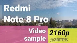 Redmi Note 8 Pro 2160p video sample
