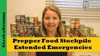 Prepper Food Stockpile For Extended Emergencies