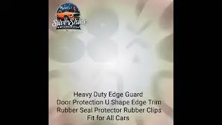 &nbsp;Heavy Duty Edge Guard Door Protection U Shape Edge Trim Rubber Seal Protector Rubber Clips