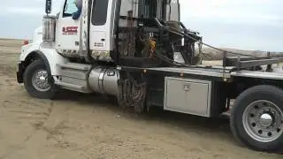 Alberta Oilfield - Texas Bed Stuck In Sand