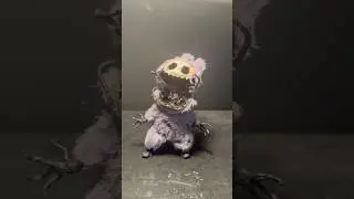 I MADE A CORRUPTED LABUBU FOR MY GIRLFRIEND!!!! #labubu#hope#art#artist#fnaf#plushies
