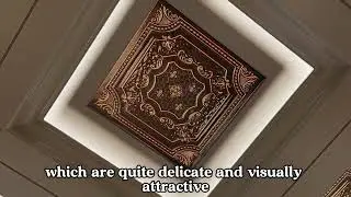 PL04 Traditional silver color ceiling tiles