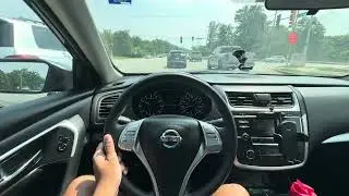 2017 Nissan Altima POV drive 