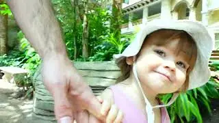 Toddler Tours HUGE Hotel - The Gaylord Palms Resort - Rivers Playtime Fun