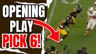 WHAT HAPPENED??: Deshaun Watson Throws Pick-6 on Opening Play!! | Browns vs Steelers
