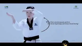 Taeguk Sa Jang taekwondo poomsae para cinturon azul #taekwondo #baekjulboolgool