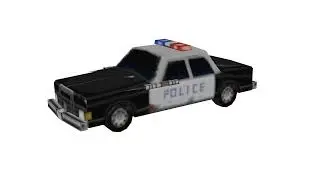 Twisted Metal 1 Outlaw 3D Model Recreation PlayStation PS1 Low Poly Video Game Graphics Fan Art