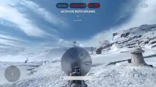 Hoth Dish Turret vs Tie interceptor