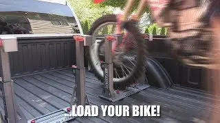 Lock N Load PRO motorcycle Transport System - Truck Installation and use TRUCK BED - By #RiskRacing