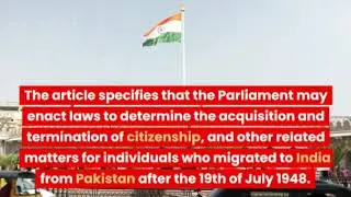 Article 11 of the Indian Constitution