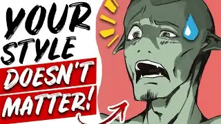 NO, You don't need an art style. It's a waste of time