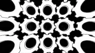 [Motion Graphics] 3D Gear Animation, Contour Line Render of 3D Gears animation