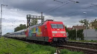 DB 101 066 Eiziganders am EC 7, Hector 151 057 (162 004) und weitere Sichtungen 