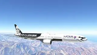 [MSFS2020]Boeing 777-32W(ER) LATAM Airlines PT-MUA TAM8202 SBGR-SPJC Landing Sao Paulo SBGR No voice