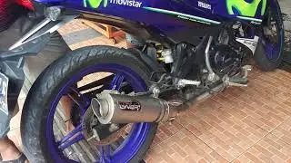 Test Sound Knalpot Proliner TR-1 Long Sandblast Fullsystem For Yamaha MX King 150