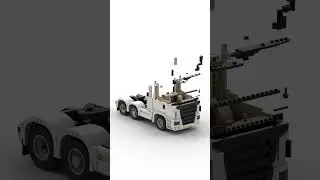 Lego Scania R730 animated build Moc by OwnGaming on Rebrickable #lego #scania #truck #car