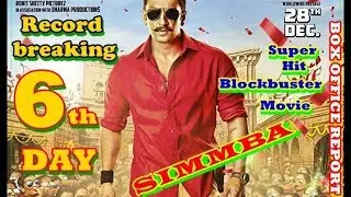 Simmba Box Office Collection | 6th Day Box Office Collection | Ranveer singh |