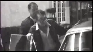 DEAN MARTIN leaves restaurant in his last public appearance.