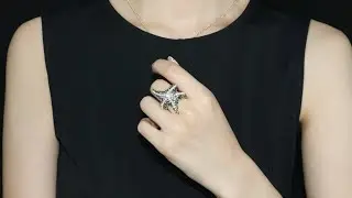 Starfish Pearl ring imitation crystal pearl starfish color gold plated tone