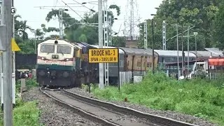 [2 in 1] 05638 Silchar-Naharlagun Weekly Express crossing Badarpur ghat
