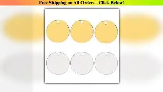 Wholesale 100Pcs Stainless Steel Round For Dog Tag Pet Name Engravable PersonalizeNecklace Jewelry