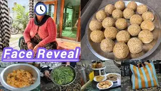  Finally Face Reveal🥰Winter Special Laddu 🧆Remedy For Dry Skin🌿