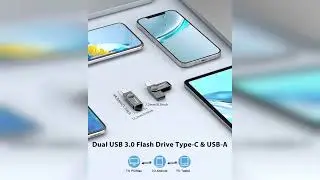 Review: Vansuny Dual USB C Flash Drive 128GB USB 3.0 2-in-1 Type C + Type A Thumb Drive UDP-Te...