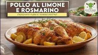 Pollo al Limone e Rosmarino al Forno: Croccante fuori e tenero dentro!