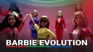 London exhibition looks at Barbie's design evolution over 65 years