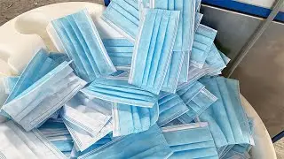 IN STOCK cheap Disposable surgical mask with earloop 3ply making machine