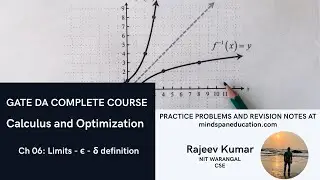 GATE DA 2026|Ch 06: Epsilon-Delta(ε- δ) Definition of Limits| Calculus | MINDSPAN EDUCATION