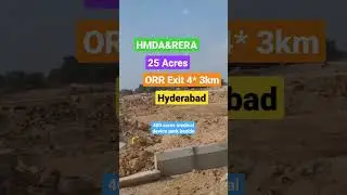 HMDA Venture#ORR Exit 4 @Sultanpur@33000 for sq yard#9533344166#hyderabad