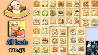 Cooking dom all all levels 1 to 40 walkthrough Solutions
