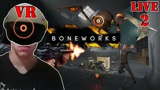 Let's collect every single Secret | VR + DecaMove | BONEWORKS #2 🔴LIVE