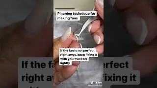 Pinching Technique for making fans