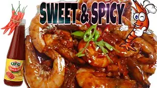 SWEET & SPICY SHRIMP | SEAFOOD SERYE by VANESSA'S KITCHEN