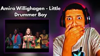 THIS IS CRAZY ! || Amira Willighagen - Little Drummer Boy || REACTION