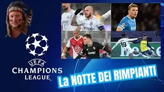 🔥 INCREDIBILE CHAMPIONS LEAGUE🔥 NOTTE di RIMPIANTI per le italiane:NAPOLI FUORI, LE ALTRE ai PlayOff