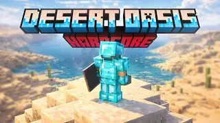 SURVIVING A HARDCORE MINECRAFT DESERT (full movie)
