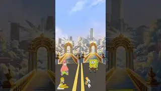 SpongeBob + Patrick + Lisa Simpson 😱 Unexpected Funny Moment #shorts #ytshorts #viral #short