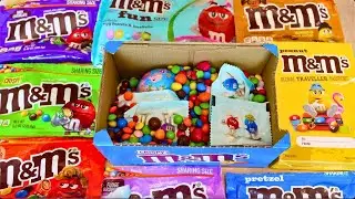 OLD M&M's Chocolate Candy Collection Unpacking