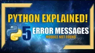 How to Resolve MODULE NOT FOUND error in Python l Error Handling