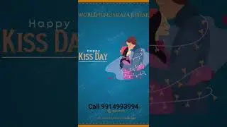 Happy kiss day #youtube #love #celebration