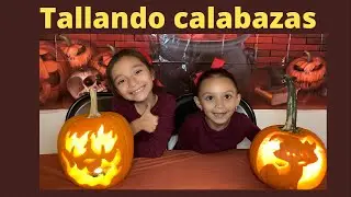Tallando Calabazas para Halloween!! Pumpkin Carving VickyVale
