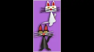 Cute Paper Cat Step by Step | Moving Paper Toys | Easy Origami Cat #shorts