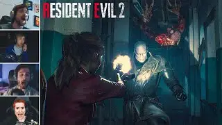 Resident Evil 2, Streamers Top Twitch Jumpscare Compilation (Horror)