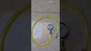 manometro de pressão de óleo caseiro com medidor de compressor
